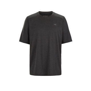 始祖鸟（ARC’TERYX）Cormac Crew SS 轻量透气 速干短袖 男士T恤 黑灰/Black XS