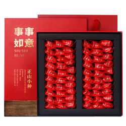 桃渊茗 送礼茶叶礼盒 武夷正山小种红茶300g 武夷红茶 礼盒装配提袋 武夷红茶礼盒 300g