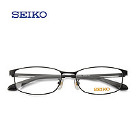 SEIKO 精工 眼镜 轻钛材近视眼镜架（多款任选）  镜框+凯米1.74防蓝光U6