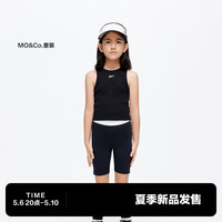 little MO&Co.little moco童装REEBOK联名系列24夏装女童亲子装无袖背心 黑色 110/56