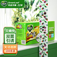 GREEN LEAF 绿叶 粘蝇彩带粘蝇纸杀苍蝇条50cm*100条GL021256AZZ