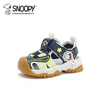SNOOPY 史努比 兒童網布軟底涼鞋 夏季兒童沙灘鞋