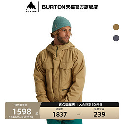 BURTON 伯顿 官方男士COVERT滑雪服防泼水保暖速干滑雪上衣130651