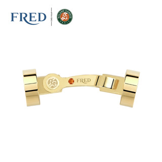 FRED 斐登 FORCE 10系列 0B0178 经典18K黄金宝石手绳 0.02克拉 20 9.6g 红色法网合作款