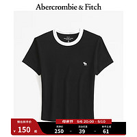 Abercrombie & Fitch 小麋鹿基本款修身短款T恤 KI139-4415
