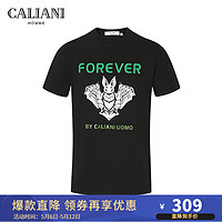 CALIANI 卡里亚尼 丨卡里亚尼 男装t恤短袖 黑色