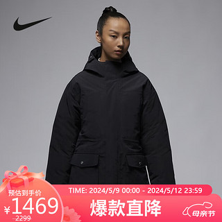 NIKE 耐克 女子 AS W J DOWN PARKA  运动休闲羽绒服外套 FB5086-010 L码