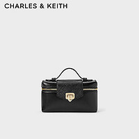 CHARLES&KEITH24夏新品手提方盒化妆包斜挎小方包女CK2-50782376  S