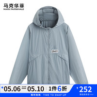 马克华菲【轻薄透气】防晒衣男2024夏季新款潮牌时尚外套百搭休闲宽松上衣