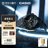 卡西欧（CASIO）手表男士G-SHOCK霓虹未来运动电子520日韩腕表GA-700MF-1APR