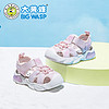 大黄蜂女宝宝学步鞋婴儿夏季凉鞋透气机能鞋 D332423702N