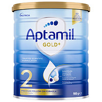Aptamil 愛他美 澳洲金裝版 新西蘭原裝進口 嬰幼兒配方奶粉 2段(6-12個月) 900g