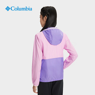 Columbia哥伦比亚户外儿童时尚撞色连帽运动旅行机织外套SY0247 561 XS（120/60）