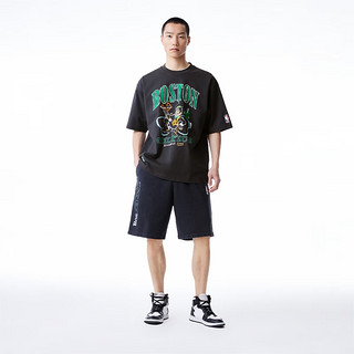 杰克·琼斯（JACK&JONES）夏季NBA联名凯尔特人队图案潮宽松运动短袖T恤男224201011 黑砂色E44 黑砂色E44 180/100A/L