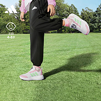 adidas「小波浪」ActiveFlex 3.0旋转按钮运动鞋女小童阿迪达斯 白色/粉色/绿色 35码