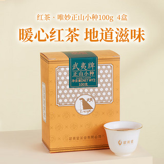 武夷红茶唯妙武夷红茶正山小种一级100g盒装茶叶养胃自己喝