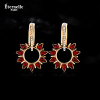 Eternelle 法国Eternelle原创设计太阳花耳饰女轻奢小众高级设计感法式耳环