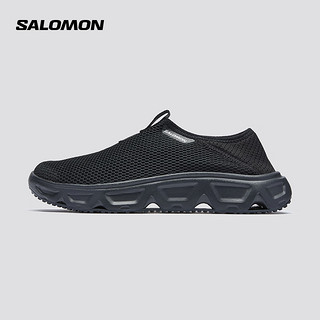 salomon 萨洛蒙 女款 户外运动缓震柔软舒适透气休闲拖鞋恢复鞋 REELAX MOC 6.0 黑色