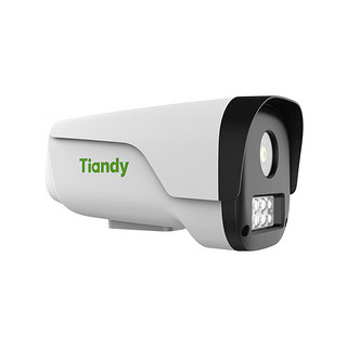 天地伟业（Tiandy）双光夜视全彩POE音频一体机 支持mic人形检测 400万像素 焦距6mm TD-C25ZN