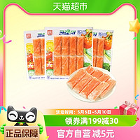 88VIP：客唻美 韩国进口客唻美蟹味棒蟹柳蟹肉棒145g*3袋零食火锅
