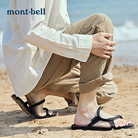 mont·bell montbell24春夏蒙贝欧凉拖情侣款户外舒适溯溪沙滩鞋海边拖鞋凉鞋1129715 BK/1129715 M(25-26cm)