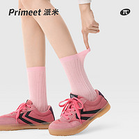 PRIMEET/派米 袜子女夏季薄款中筒袜日系甜美无骨袜春秋堆堆袜长袜