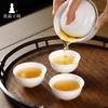 一品工坊潮州骨瓷小茶杯家用待客喝茶功夫茶杯超薄胎陶瓷品茗杯子主人杯 (6个装)高骨瓷-薄胎贵妃杯
