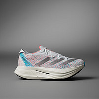 阿迪达斯 （adidas）男士跑步鞋 Adizero Prime X 2 Strung 织物透气 缓震防滑运动鞋 灰白/Cloud White M6.5/W7.5/标准39