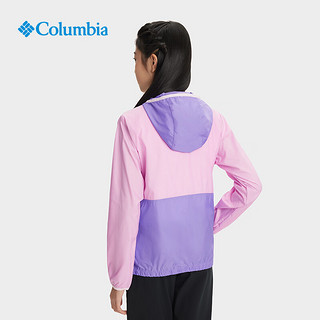 Columbia哥伦比亚户外儿童时尚撞色连帽运动旅行机织外套SY0247 561 M（145/68）