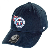 美职棒（MLB）男士田纳西巨人NFL徽标刺绣棒球帽203470 Navy Blue ADJUSTABLE