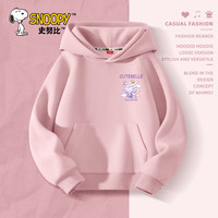 史努比女童春秋款卫衣2024新款洋气韩版带帽长袖薄款儿童春装上衣