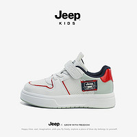 百亿补贴：Jeep 吉普 童鞋男童2024新款儿童夏季板鞋低帮休闲中大童透气轻便运动鞋