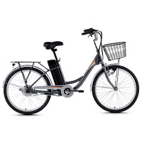 PHOENIX 凤凰 电动助力自行车 24寸铝合金电瓶车 36V锂电池单车