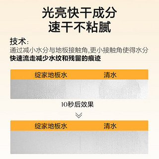 绽家地板清洁剂750ml*2（玫瑰+栀子花）木地板瓷砖地板水抑菌祛污除臭