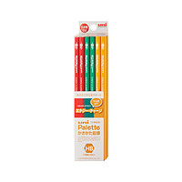uni 三菱铅笔 三菱（uni）美术素描标记铅笔 Palette系列学生绘图考试六角铅笔  5632 HB 12支装