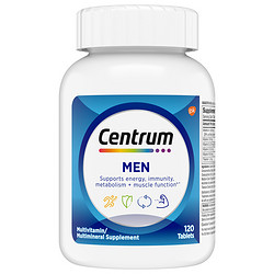 Centrum 善存 美国善存进口成人男士复合维生素多种120粒增加肌能