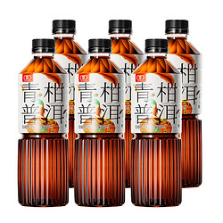 旺仔 青柑普洱茶饮料 380ml*6瓶