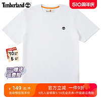 Timberland 休闲短袖T恤男装2024夏季新款户外健身运动服通勤透气半袖