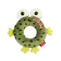 GiGwi 贵为 青蛙甜甜圈狗狗玩具毛绒橡胶玩具发声磨牙耐咬宠物玩偶