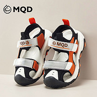 MQD 马骑顿童鞋夏季新款儿童包头双魔术贴休闲鞋时尚休闲软底凉鞋