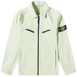 STONE ISLAND 石頭島 Light Soft Shell-R 夾克 淺綠