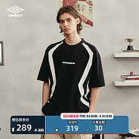 Umbro 茵宝 运动短袖女装夏装复古经典球衣男装T恤衫