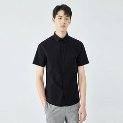 GXG 夏季热卖GXG简约多色基础百搭通勤轻商务男士短袖衬衫