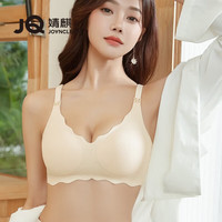 婧麒(JOYNCLEON)哺乳内衣云感舒适花边文胸聚拢美背产后喂奶胸罩 燕麦肤 L