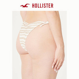 HOLLISTER24夏季系带可爱半包臀款比基尼下装 女 KI311-4074 白色条纹 XXS