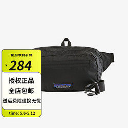 Patagonia 巴塔哥尼亚 男女款Travel Mini 1L 春夏新款腰包户外跑步挎包巴塔哥尼亚49447 BLK 1升均码