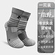  88VIP：安德玛 男子运动袜子 灰色 单双装/厚款　