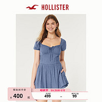 HOLLISTER24春夏甜辣短款层叠式连体裤连衣裙 女 KI359-4172 蓝色 S(165/88A)标准版