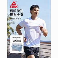 百亿补贴：PEAK 匹克 速干T恤男夏季半袖透气宽松健身跑步速干衣篮球训练运动短袖
