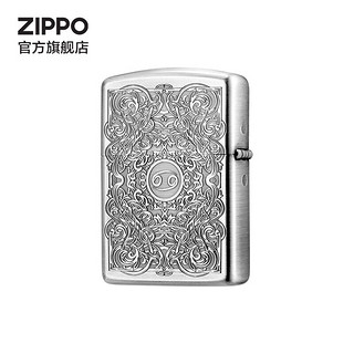 ZIPPO之宝防风煤油打火机 星座秘典-巨蟹座 520 单机